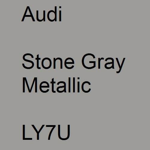 Audi, Stone Gray Metallic, LY7U.